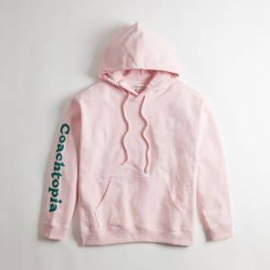 Coach Hoodie In 100% Recycled Cotton: 3 Clouds Pink/Multi | COH866898
