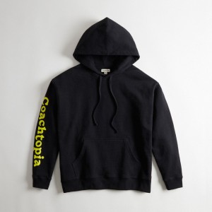 Coach Hoodie In 98% Recycled Cotton: 3 Clouds Black | COH866895