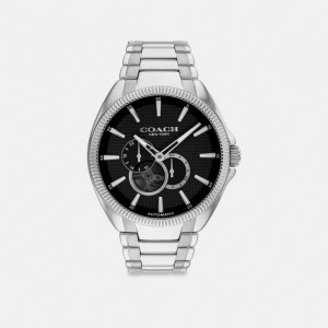 Coach Jackson Automatic Watch, 45 Mm Stainless Steel | COH866990