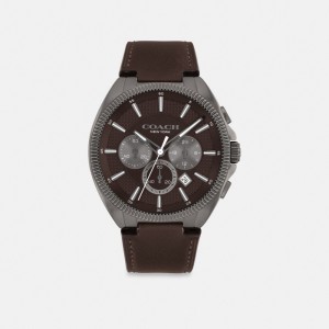 Coach Jackson Watch, 45 Mm Brown | COH866985