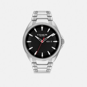 Coach Jackson Watch, 45 Mm Stainless Steel | COH866991