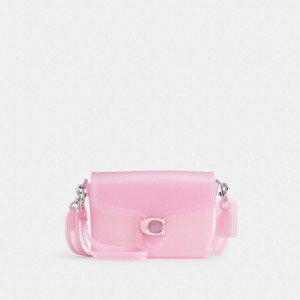 Coach Jelly Tabby Bag Light Anitique Nickel/Bright Pink | COH864851