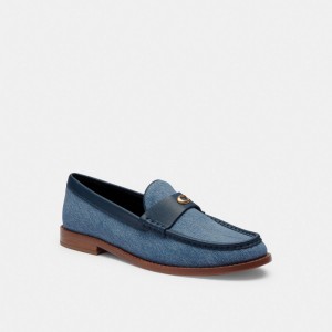 Coach Jolene Loafer Indigo Denim | COH865791