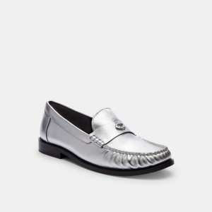 Coach Jolene Loafer Silver | COH865789