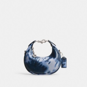 Coach Jonie Bag With Tie Dye Print Silver/Midnight Navy | COH865394