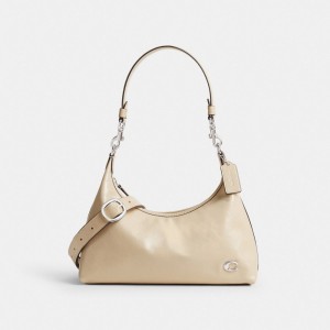 Coach Juliet Shoulder Bag Silver/Ivory | COH864949