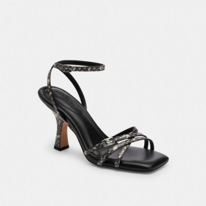 Coach Kelsey Sandal In Snakeskin Natural | COH865758