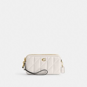 Coach Kira Crossbody Bag With Pillow Quilting Nappa Leather/Brass/Chalk | COH865638