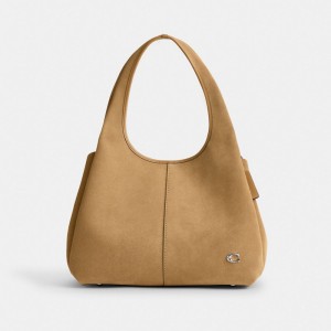 Coach Lana Shoulder Bag Silver/Peanut | COH865186