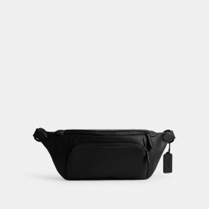 Coach League Belt Bag Black | COH866577