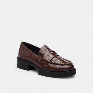 Coach Leah Loafer Maple | COH865800