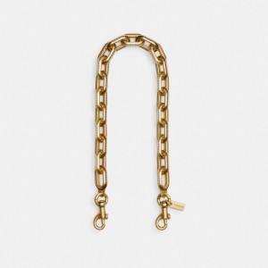 Coach Link Chain Strap Brass | COH866429