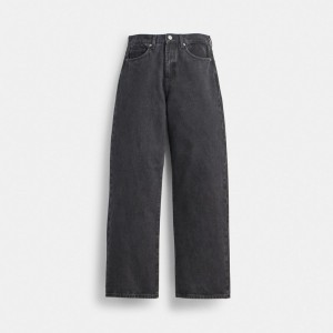 Coach Loose Fit Jeans Black | COH866018