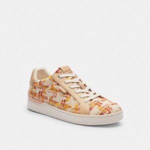 Coach Lowline Low Top Sneaker Neutral | COH865833