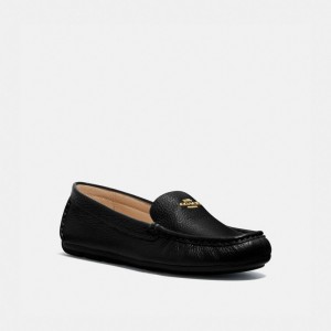 Coach Marley Driver Pebbled Leather/Black | COH865783