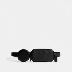 Coach Multi Pouch Belt Bag Black | COH866593