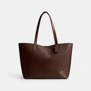 Coach North Tote Bag 32 Brass/Maple | COH865025