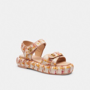 Coach Peyton Sandal Leather/Neutral | COH865896