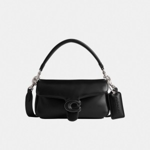 Coach Pillow Tabby Shoulder Bag 20 Nappa Leather/Silver/Black | COH864788