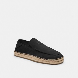 Coach Reilly Espadrille Black | COH866820