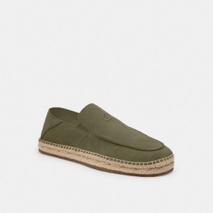 Coach Reilly Espadrille Olive | COH866822