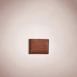Coach Restored Slim Billfold Wallet Saddle | COH866704