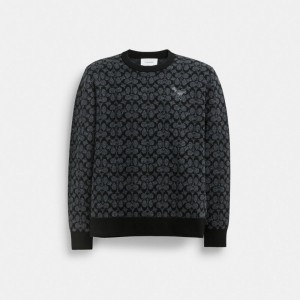 Coach Rexy Sweater Black Signature | COH866889
