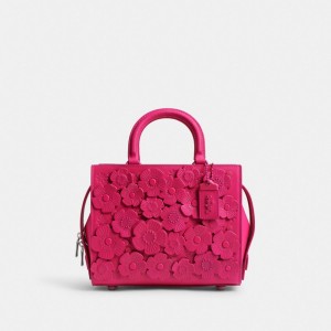Coach Rogue Bag 25 With Tea Rose Silver/Dragonfruit | COH865180