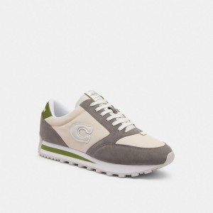 Coach Runner Sneaker Dark Lime/Chalk | COH866801
