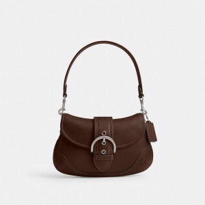 Coach Soho Bag In Regenerative Leather Silver/Maple | COH864749