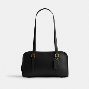Coach Swing Zip Brass/Black | COH864996