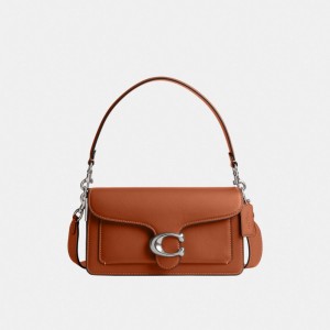 Coach Tabby Shoulder Bag 26 Glovetanned Leather/Silver/Burnished Amber | COH864921