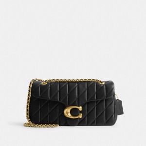 Coach Tabby Shoulder Bag 33 With Quilting Nappa Leather/Brass/Black | COH864862
