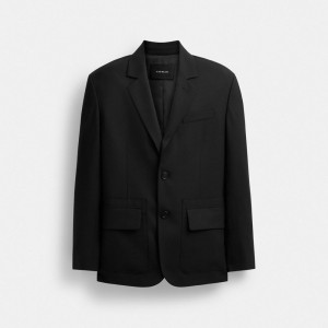Coach Tailored Blazer Black | COH866876
