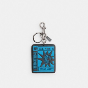 Coach The Lil Nas X Drop Bunny Bag Charm Silver/Montero Blue | COH866454