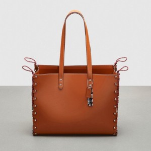 Coach The Re Laceable Tote: Large Coachtopia Leather/Burnished Amber | COH866630
