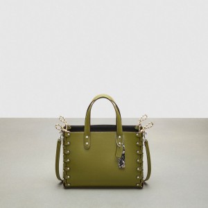 Coach The Re Laceable Tote: Medium Coachtopia Leather/Olive Green | COH866639