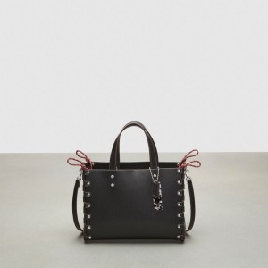 Coach The Re Laceable Tote: Medium Coachtopia Leather/Black | COH865071