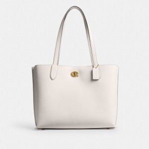 Coach Willow Work Tote 38 Brass/Chalk | COH865068